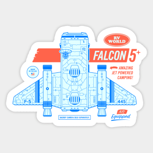 Falcon 5 Sticker